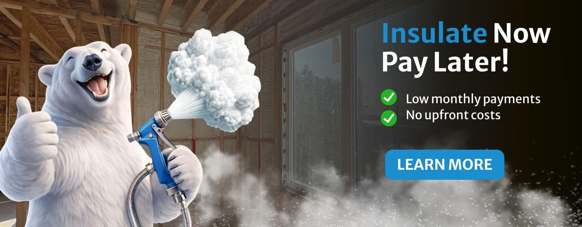 Arctic Landing Page Desktop and Tablet Version - Finance Banner